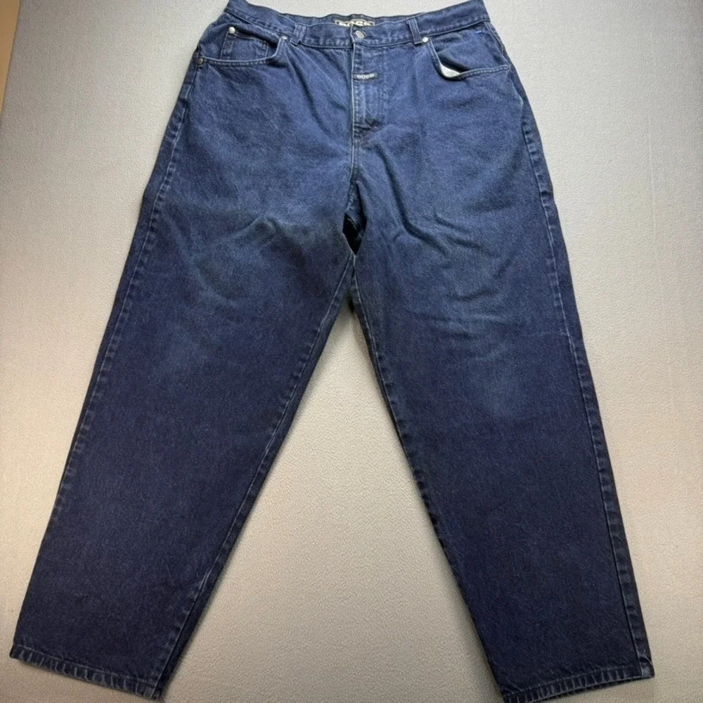 Vintage Boss Jeans Mens 38 (FIT 35/30) Denim Relaxed Fit Y2K Baggy Skate Hip Hop